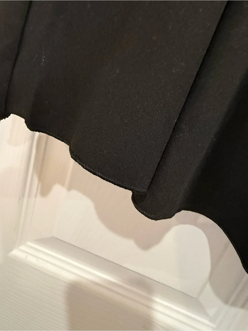Black High-Waisted Circle Skirt/ Skort